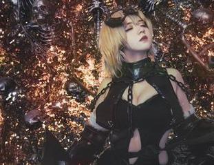 当渊秧遇上FGO-茨木童子，生成的写真图片让无数二次元迷醉！